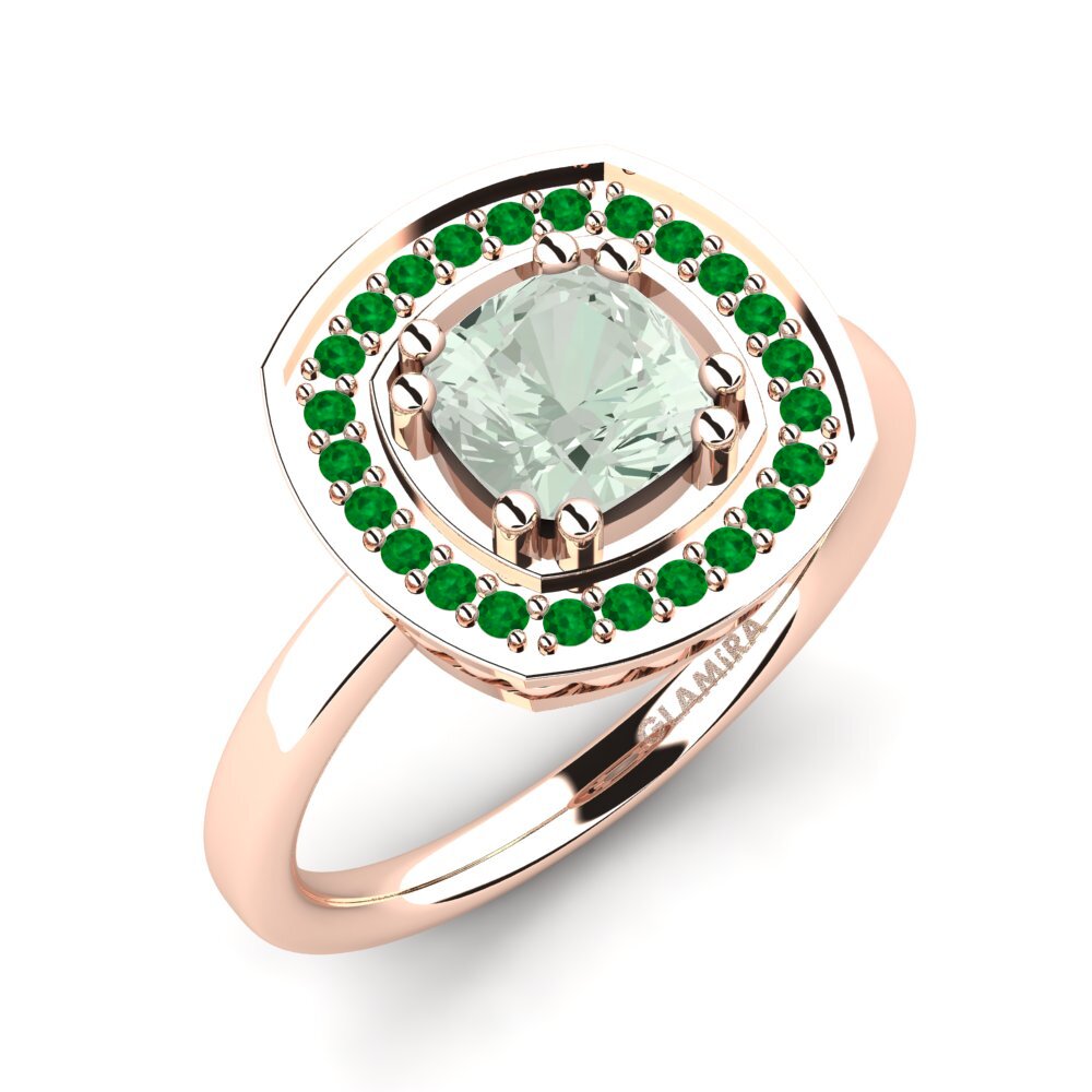18ct Rose Gold Engagement Ring Orva