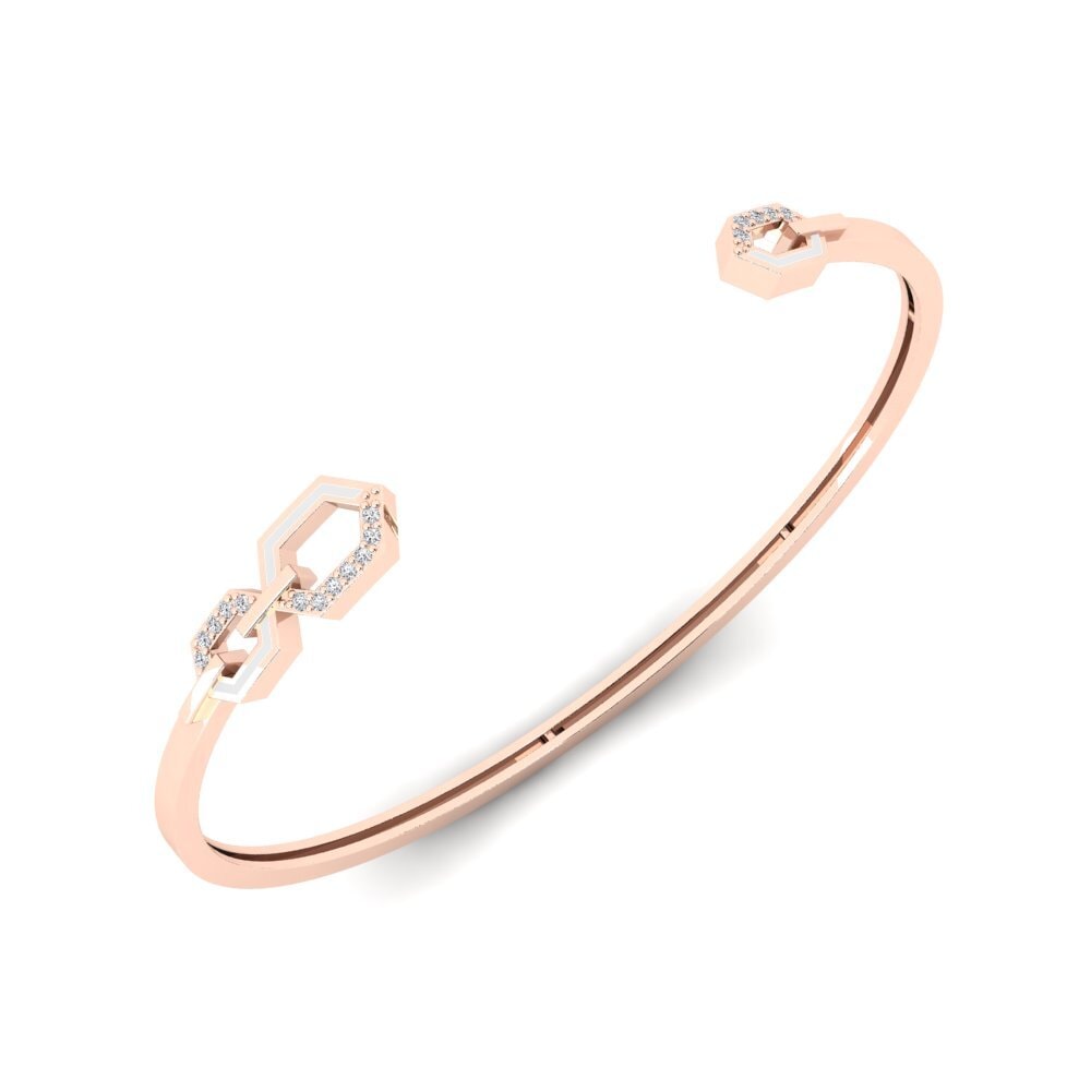 14k Rose Gold Women's Bracelet Oryza