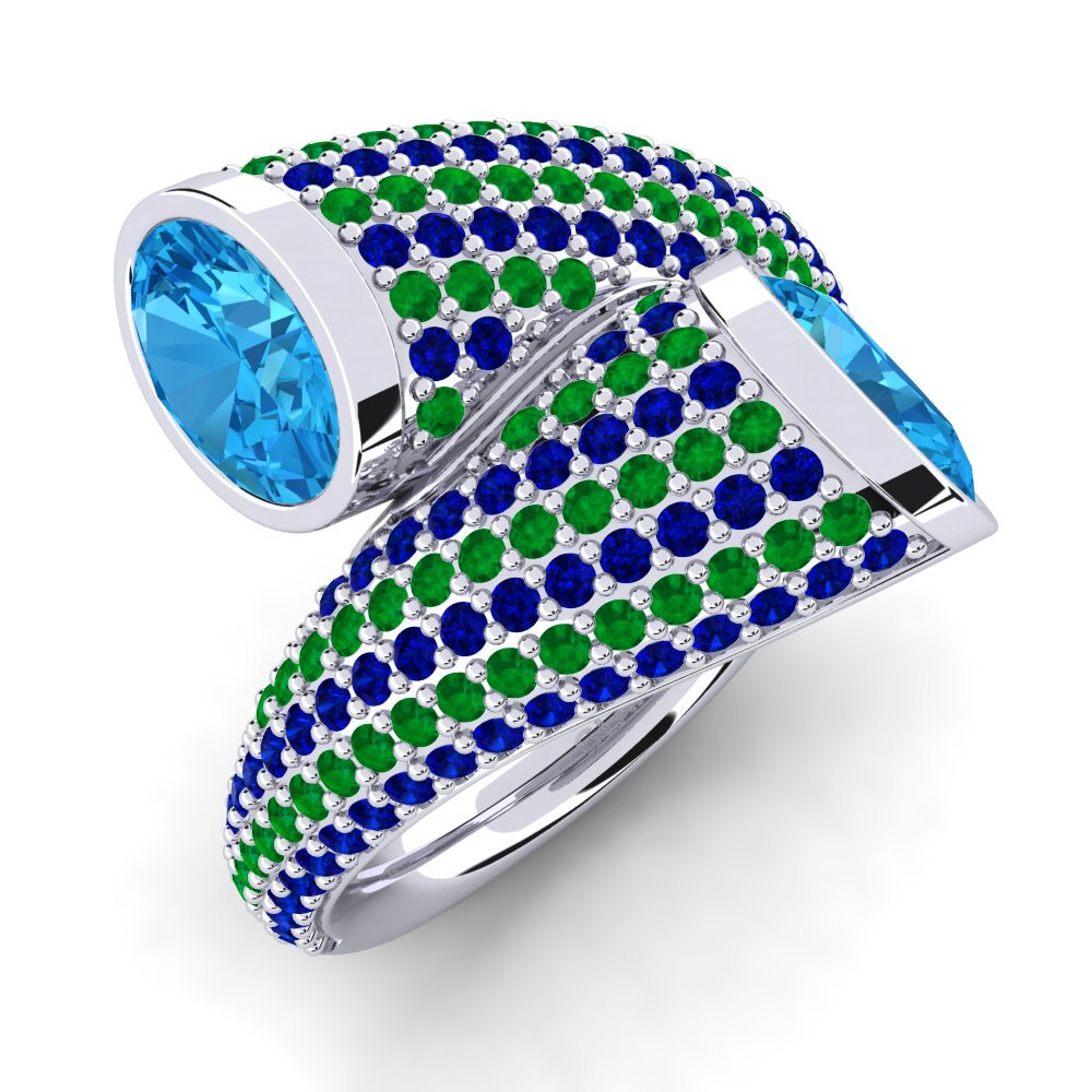 14ct White Gold Ring Osagia