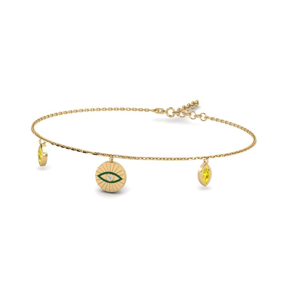 Yellow Sapphire Women's Bracelet Osankhika