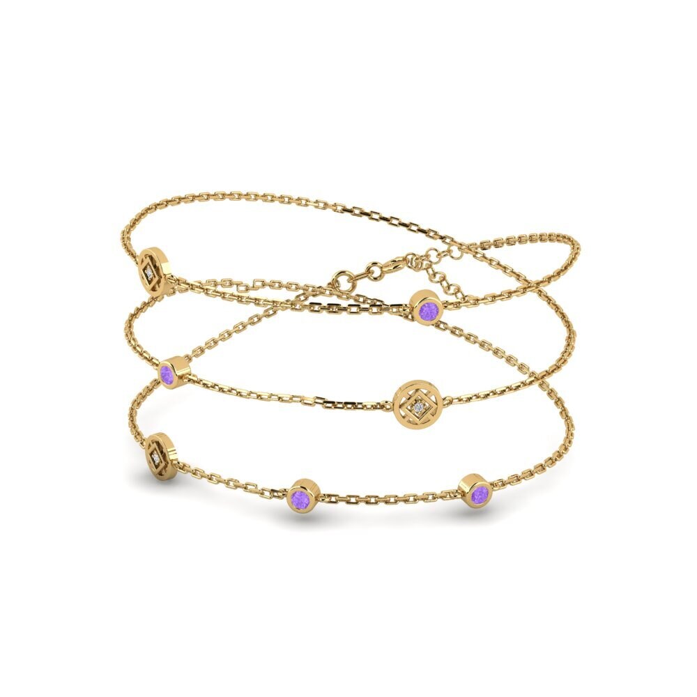Amethyst Women's Necklace Oska