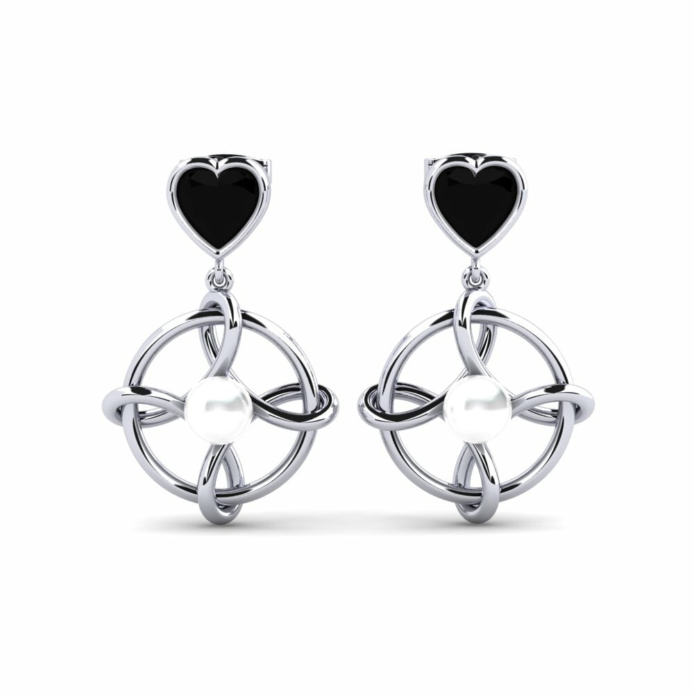 Diamant Noir Boucle d'oreille femme Osservare
