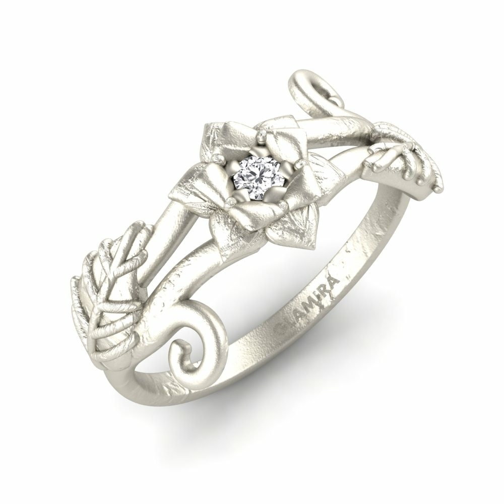 White sapphire Ring Otendl