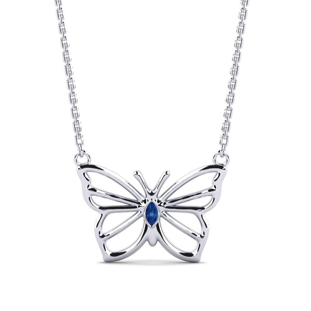 Circonita Azul Oscuro Collar de Mujer Otunet
