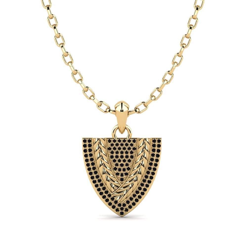 14k Oro Amarillo Colgante para hombre Ouistreham