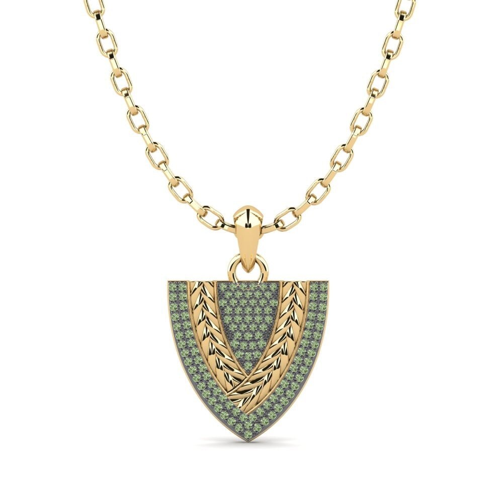 Green Diamond Men's Pendant Ouistreham