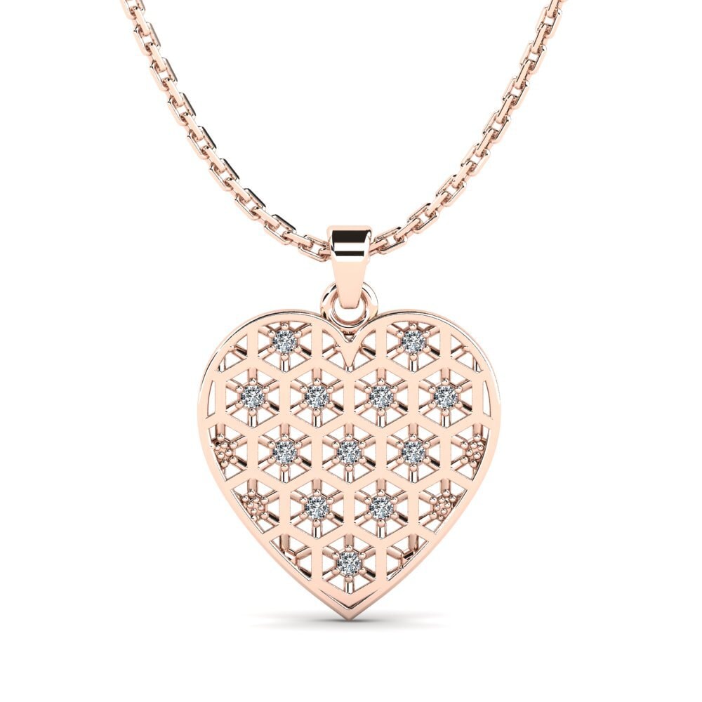 Or Rose 750 Pendentif pour femme Outrick