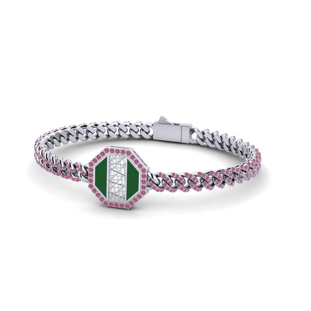 Rhodolite Garnet Women's Bracelet Ovinatels