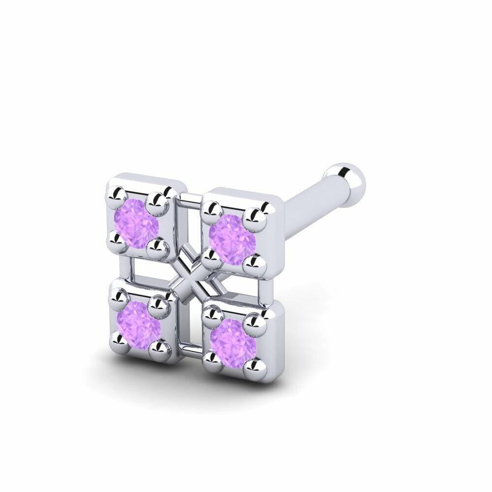 Amethist Neus Pin Owain