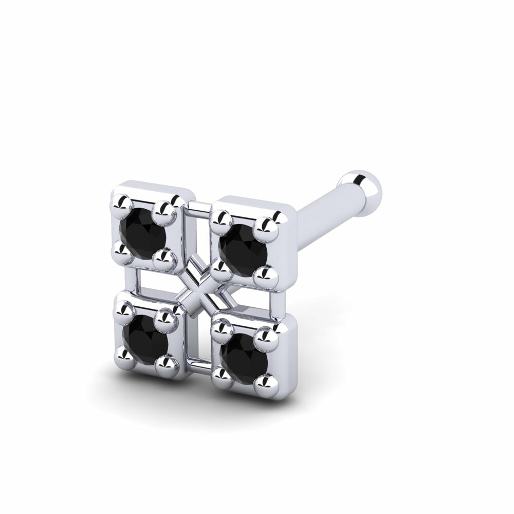 Black Diamond Nose Pin Owain
