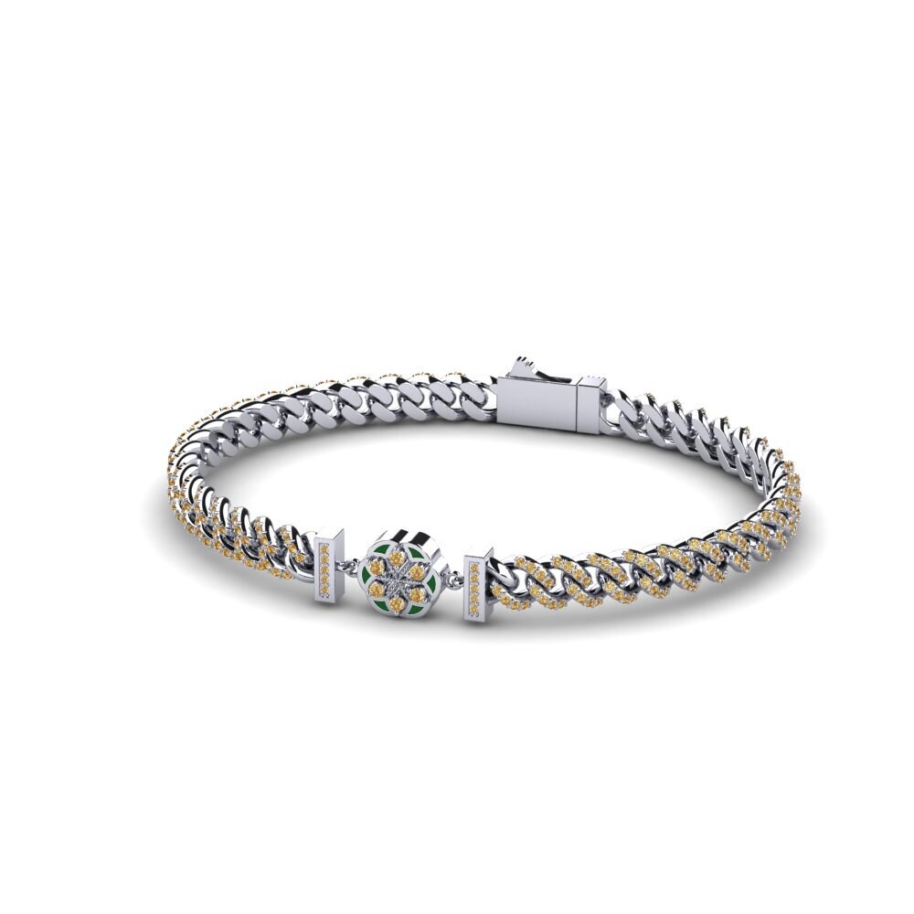 Brown Diamond Women's Bracelet Oysten