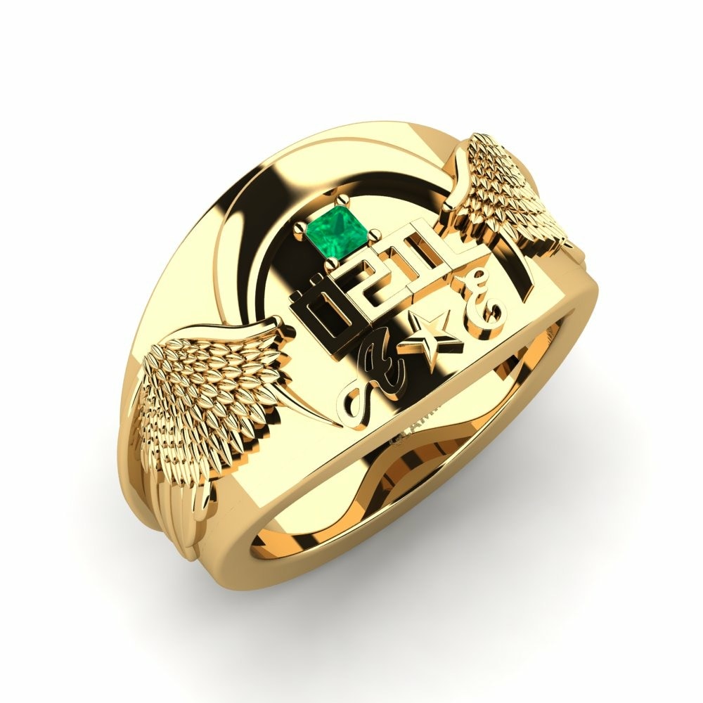 Emerald Men's Ring Bryan