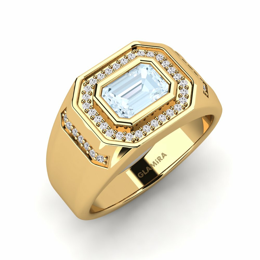 Aquamarine Men's Ring Reece