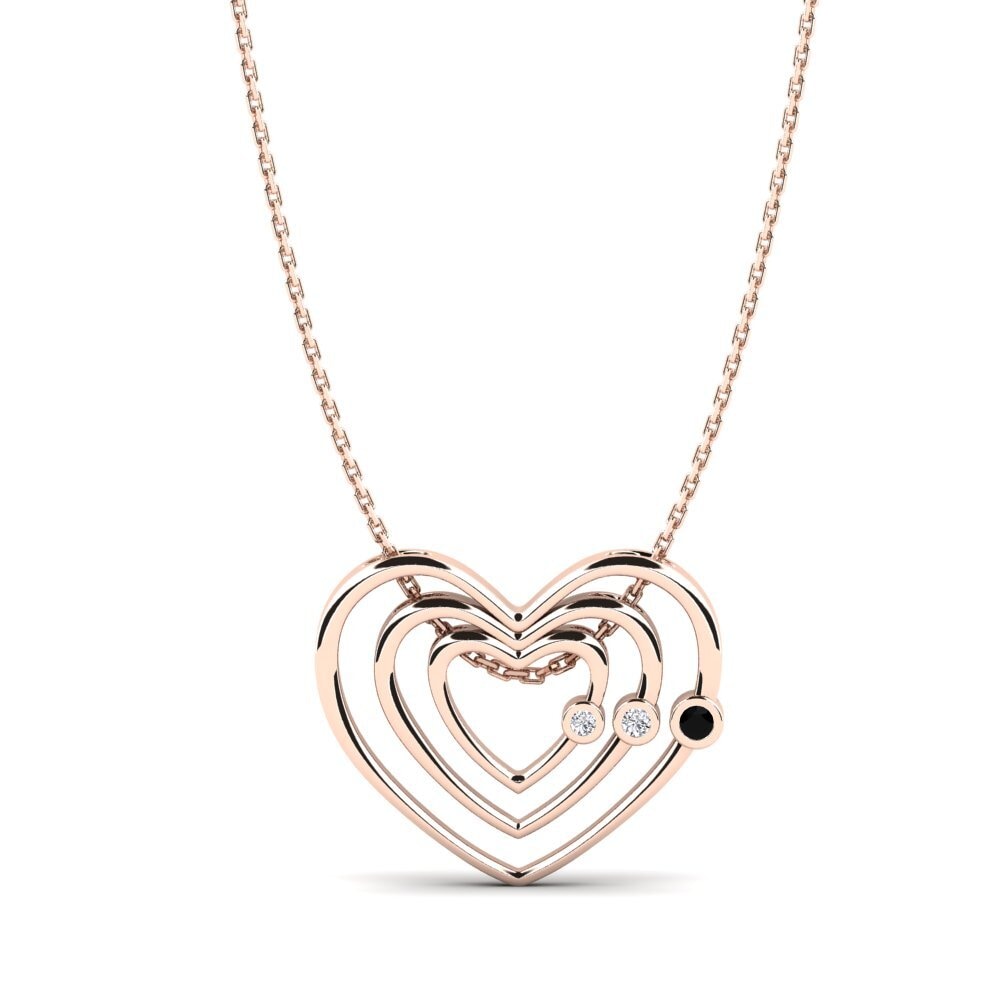 Black Sapphire Women's Pendant Yoana