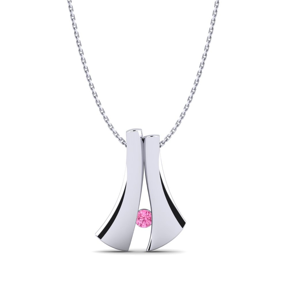 Pink Sapphire Women's Pendant Azura
