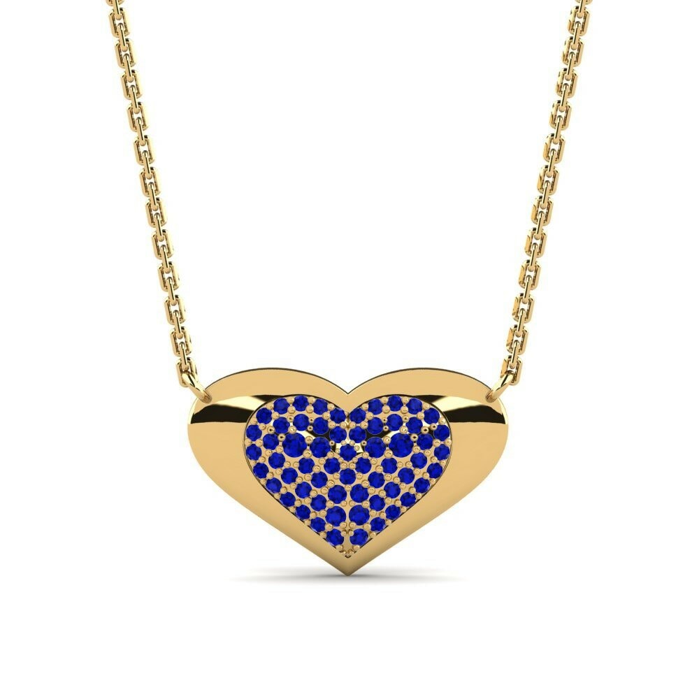 Sapphire Women's Necklace Pahviks