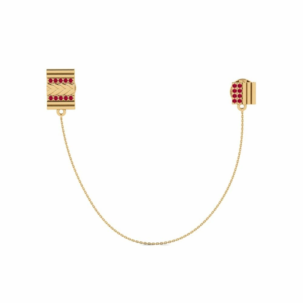 Ruby Lapel Pin Palaiseau
