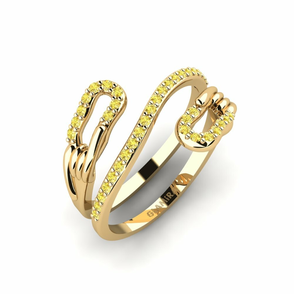 Yellow Sapphire Ring Palimpsest