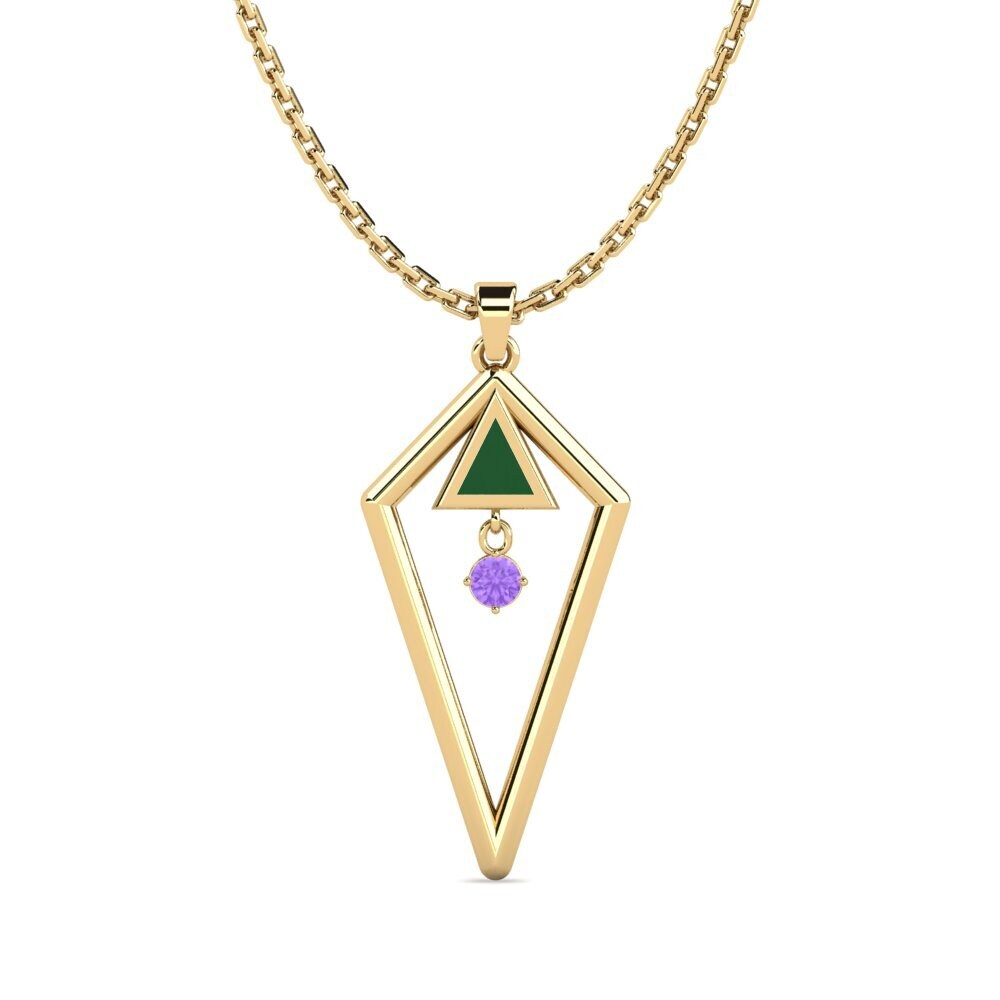Amethyst Women's Pendant Palpiteres