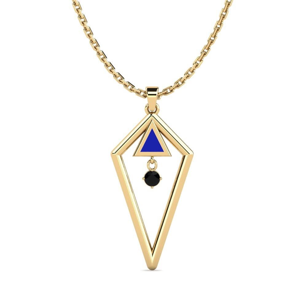 Diamante Negro Colgante de Mujer Palpiteres