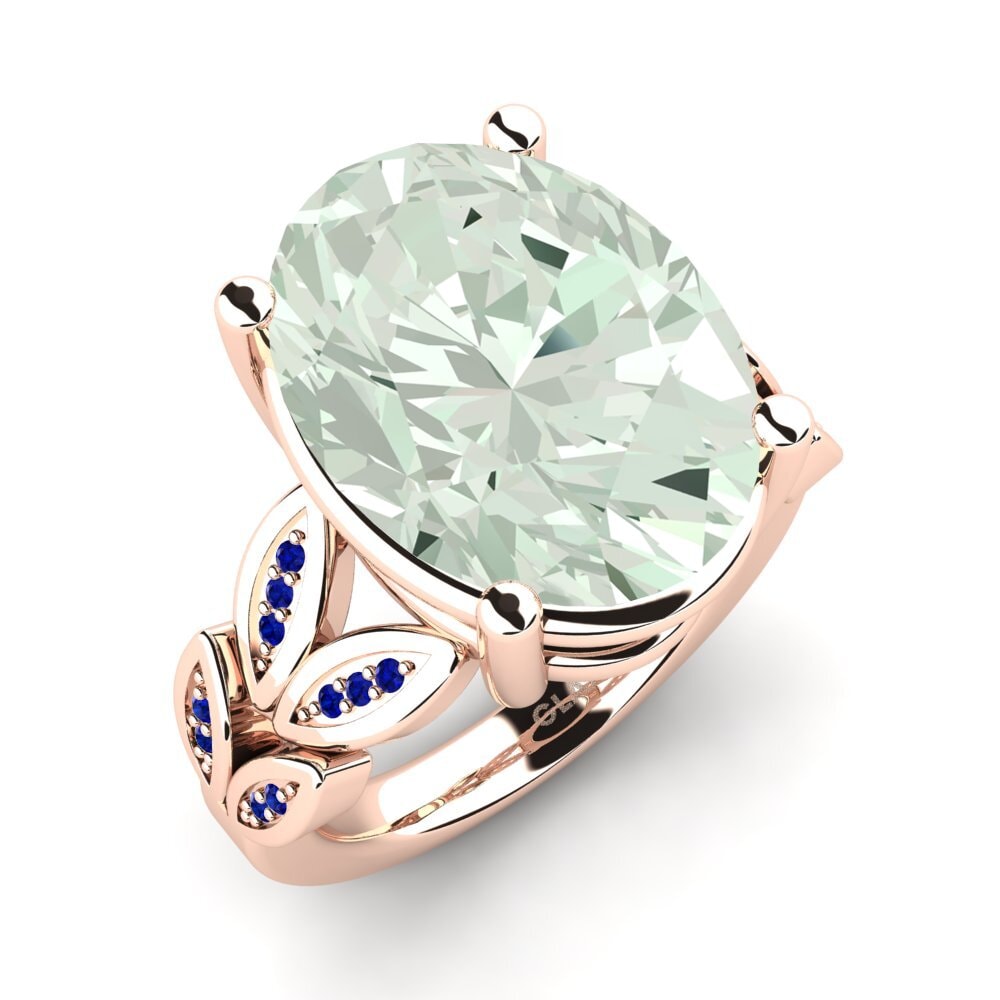 Green Amethyst Ring Pamila