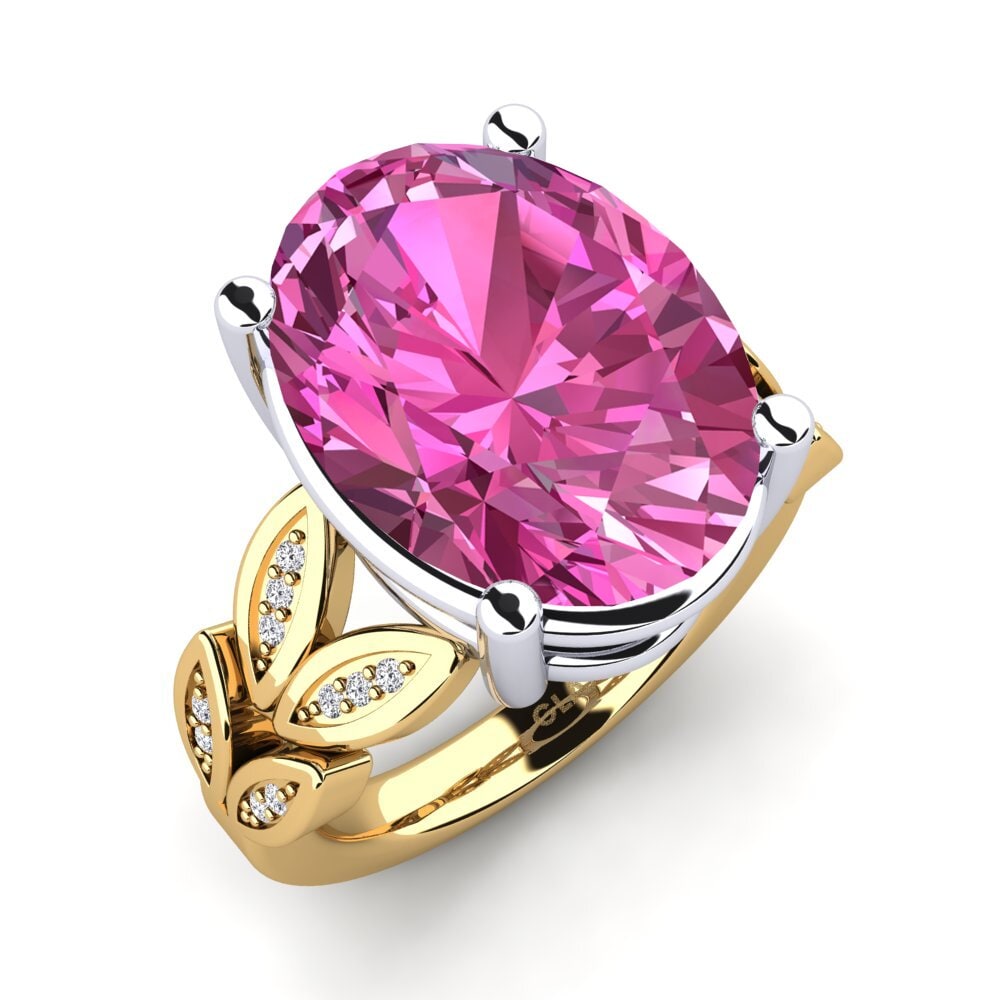 14ct Yellow / White Gold Ring Pamila