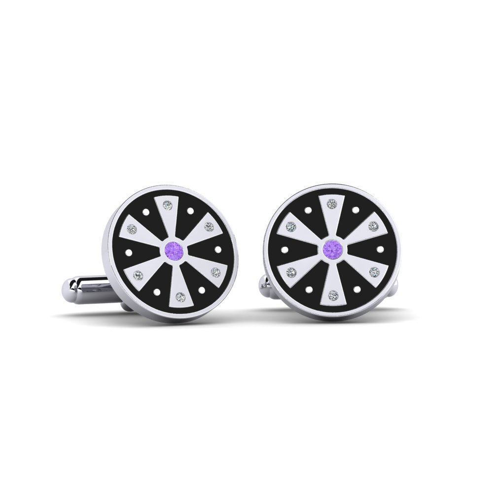 Amethyst Cufflink Panpour