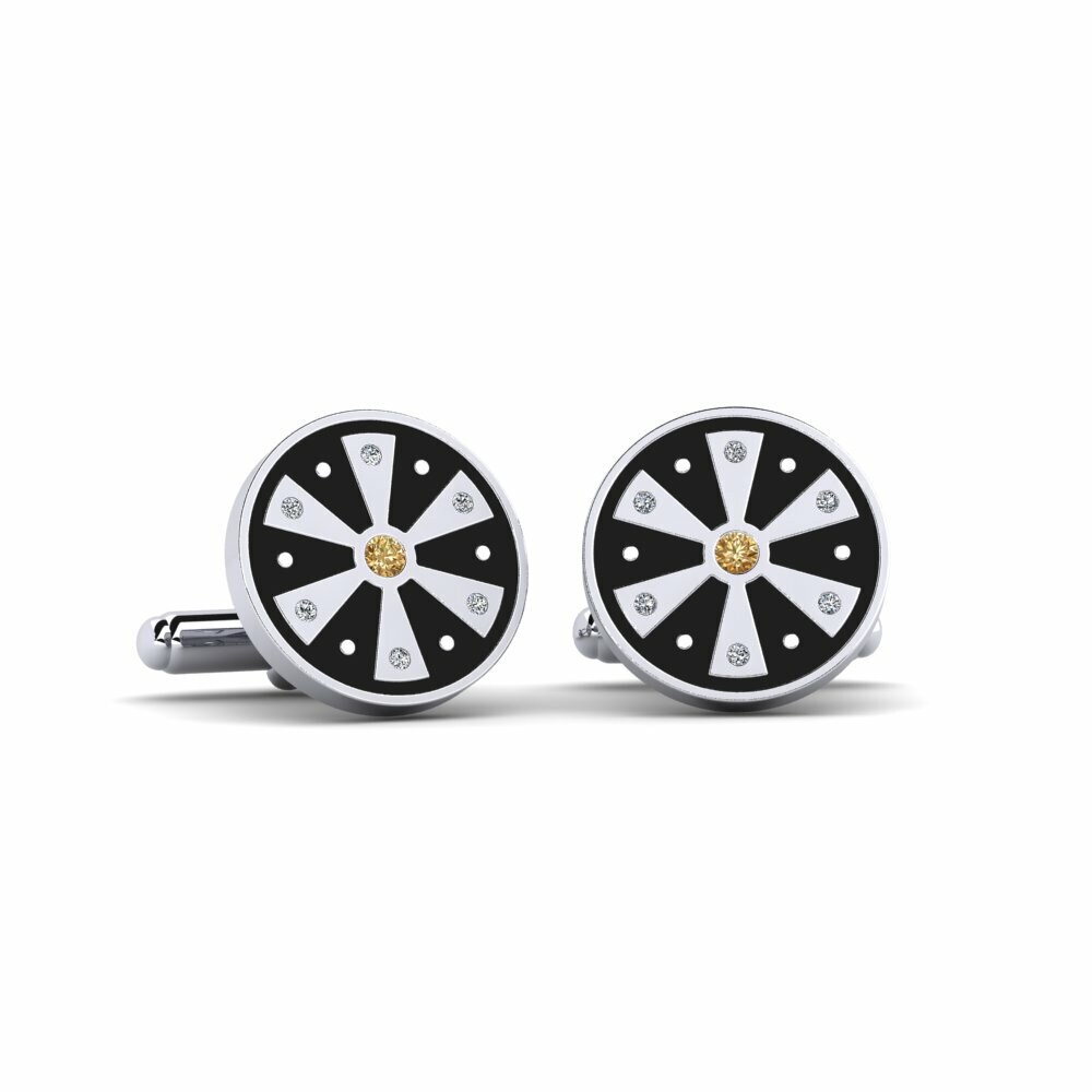Brown Diamond Cufflink Panpour