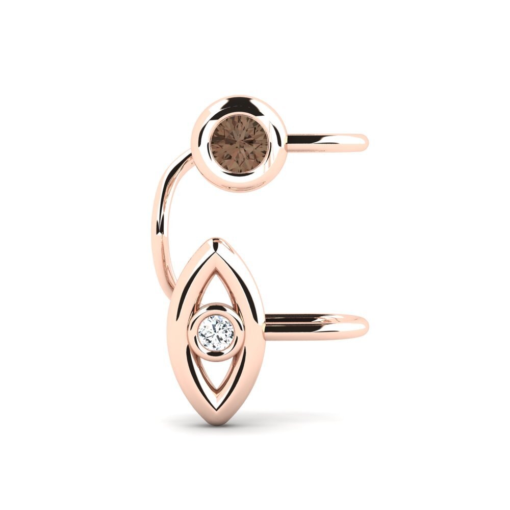 Smoky Quartz Women's Earring Pape