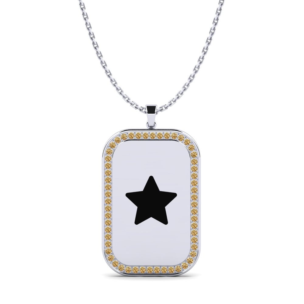 Brown Diamond Women's Pendant Paquet