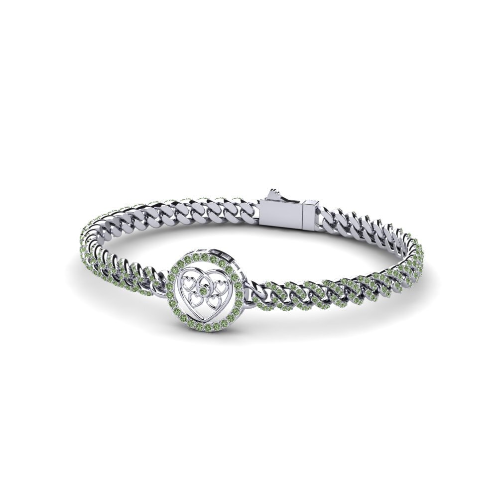 Diamante Verde Pulsera de Mujer Parian