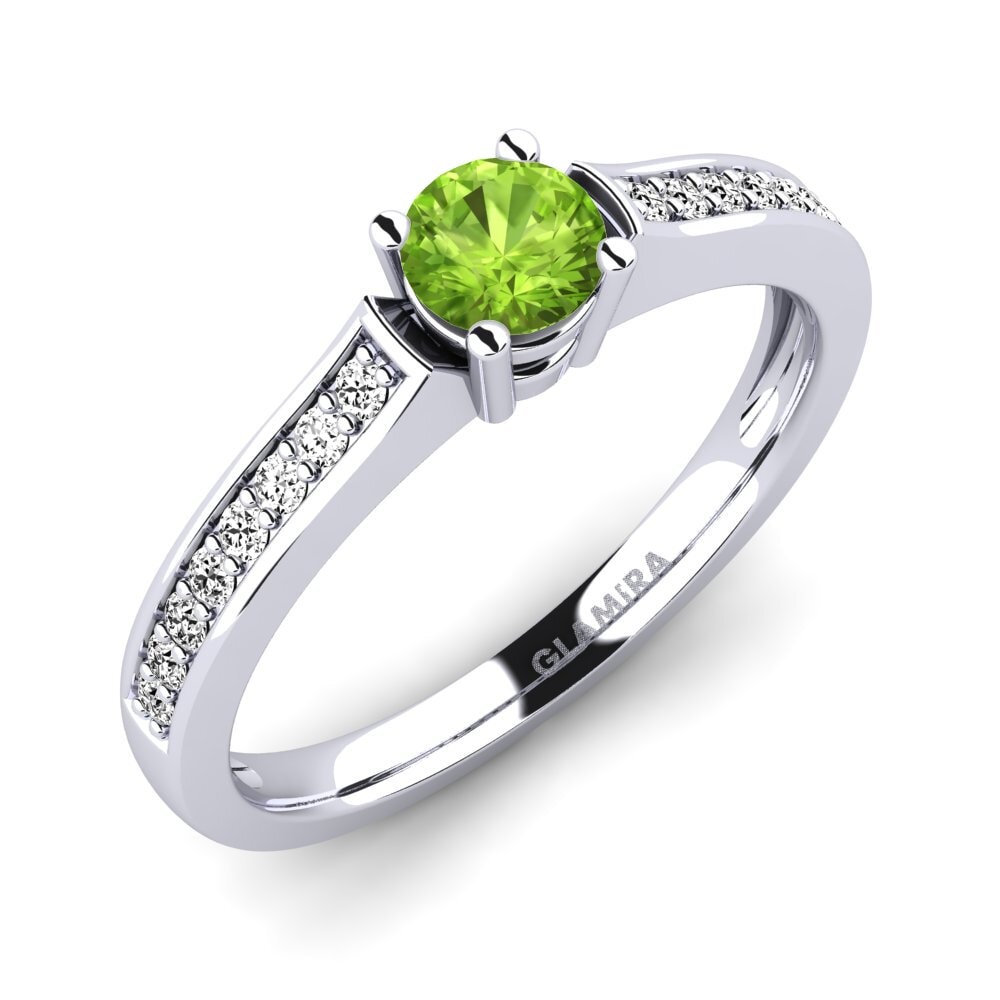 Peridot Engagement Ring Paris