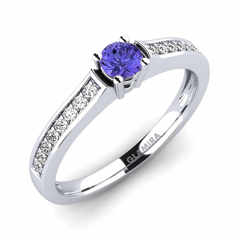 Bague de fiançailles Paris 0.25crt Tanzanite