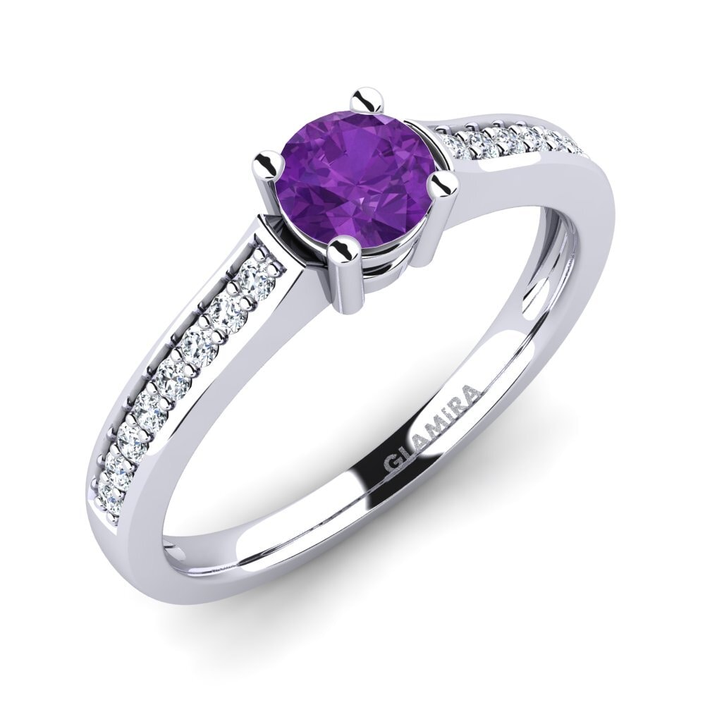Améthyste Bague de fiançailles Paris 0.5crt
