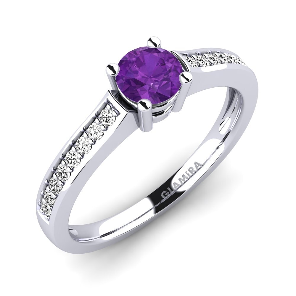 Amatista Anillo de compromiso Paris 0.5crt