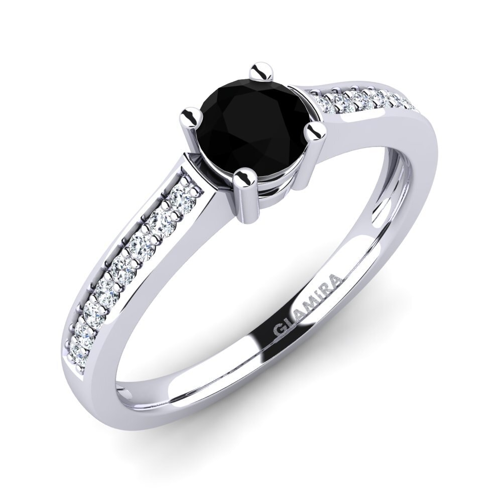 Black Diamond Engagement Ring Paris 0.5 crt