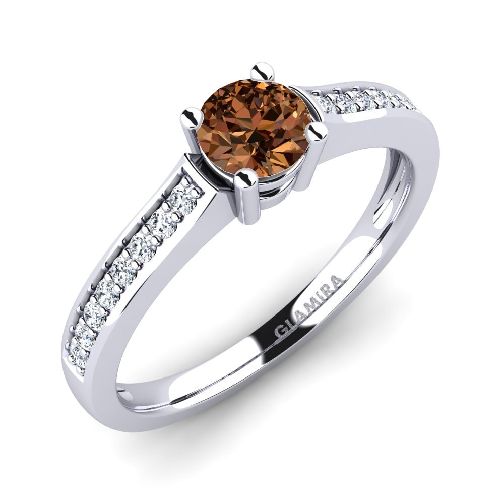 Brown Diamond Engagement Ring Paris 0.5 crt