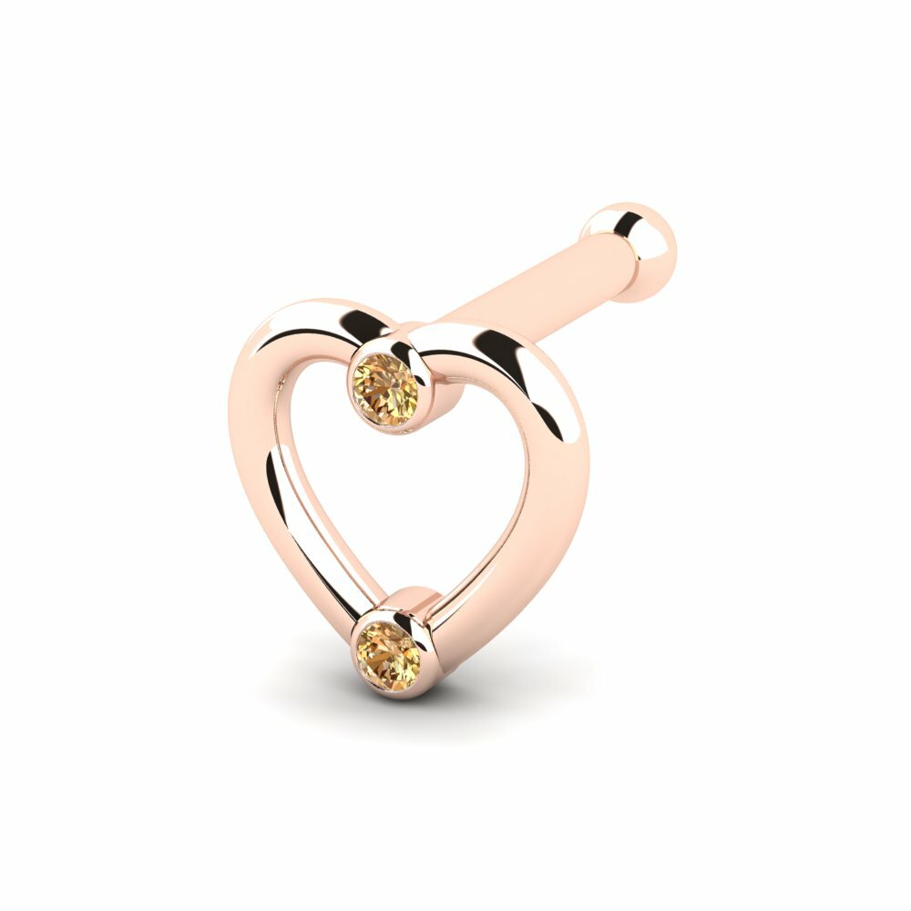 Bruine Diamant Neus Pin Parisi