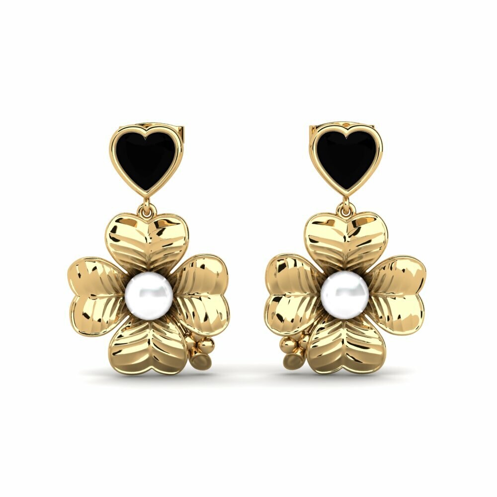 Diamant Noir Boucle d'oreille femme Parlare