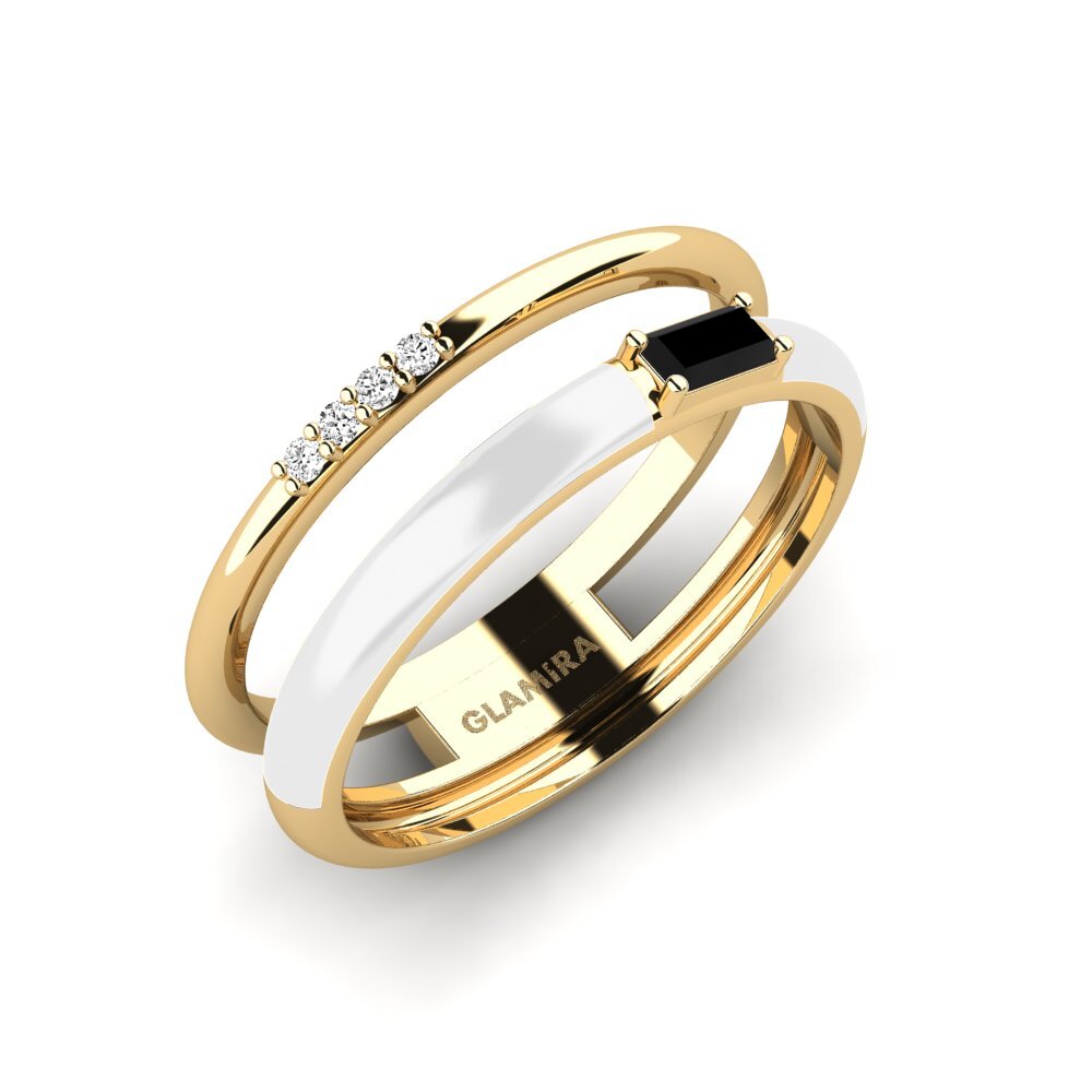 Schwarzer Onyx Ring Paros