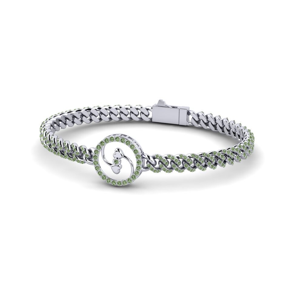 Diamante Verde Pulsera de Mujer Partenas
