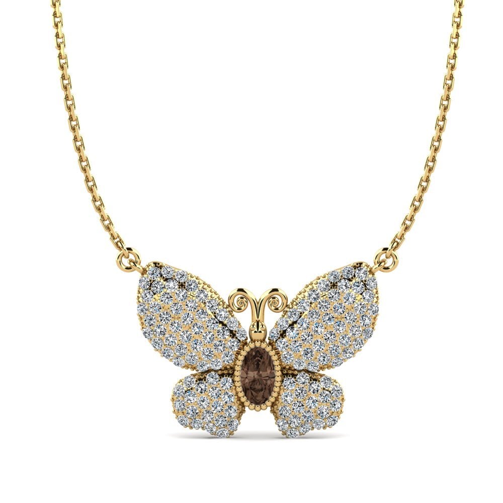 Smoky Quartz Women's Necklace Partha