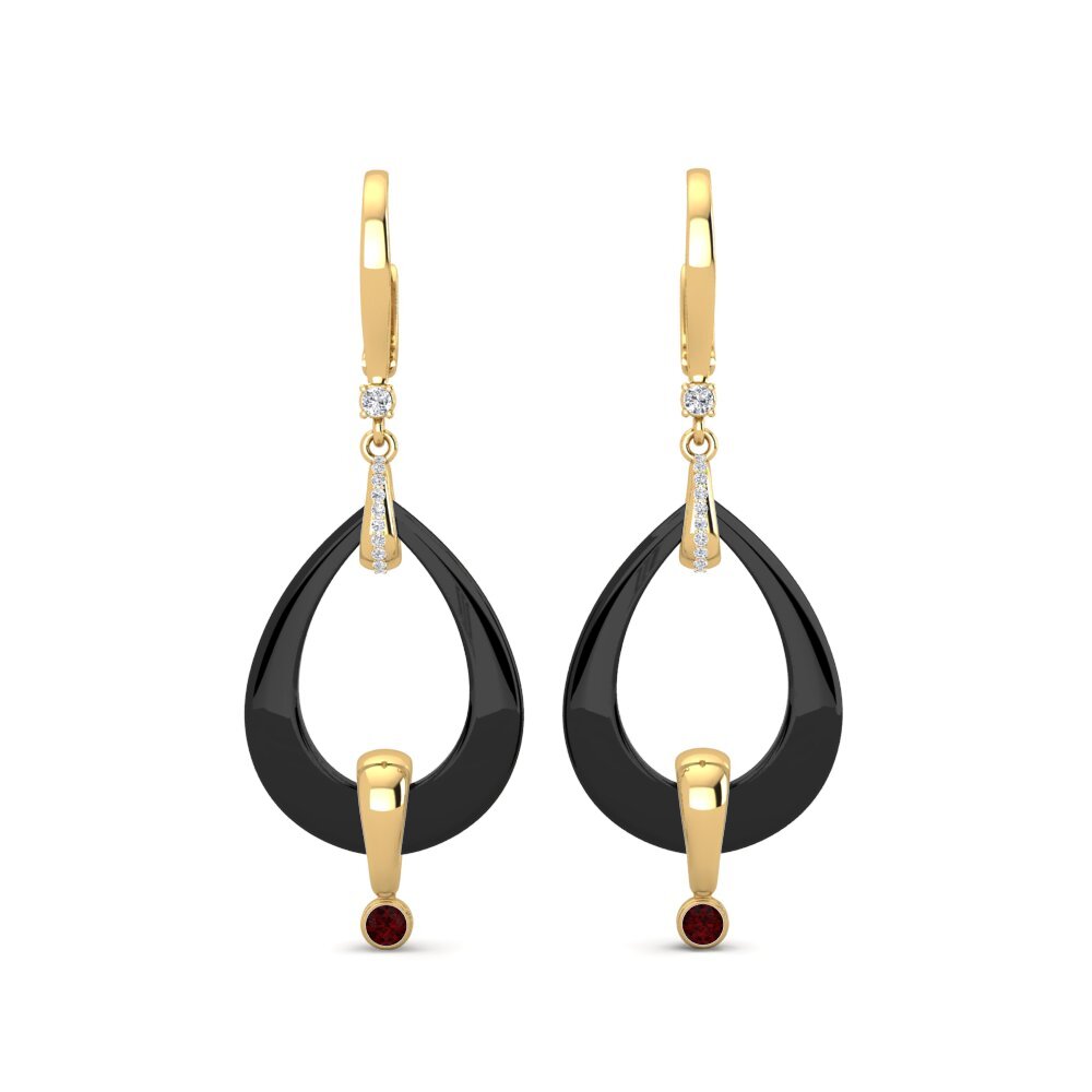 Garnet Women's Earring Particia
