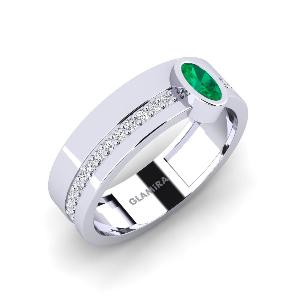 Emerald Engagement Ring Participatory