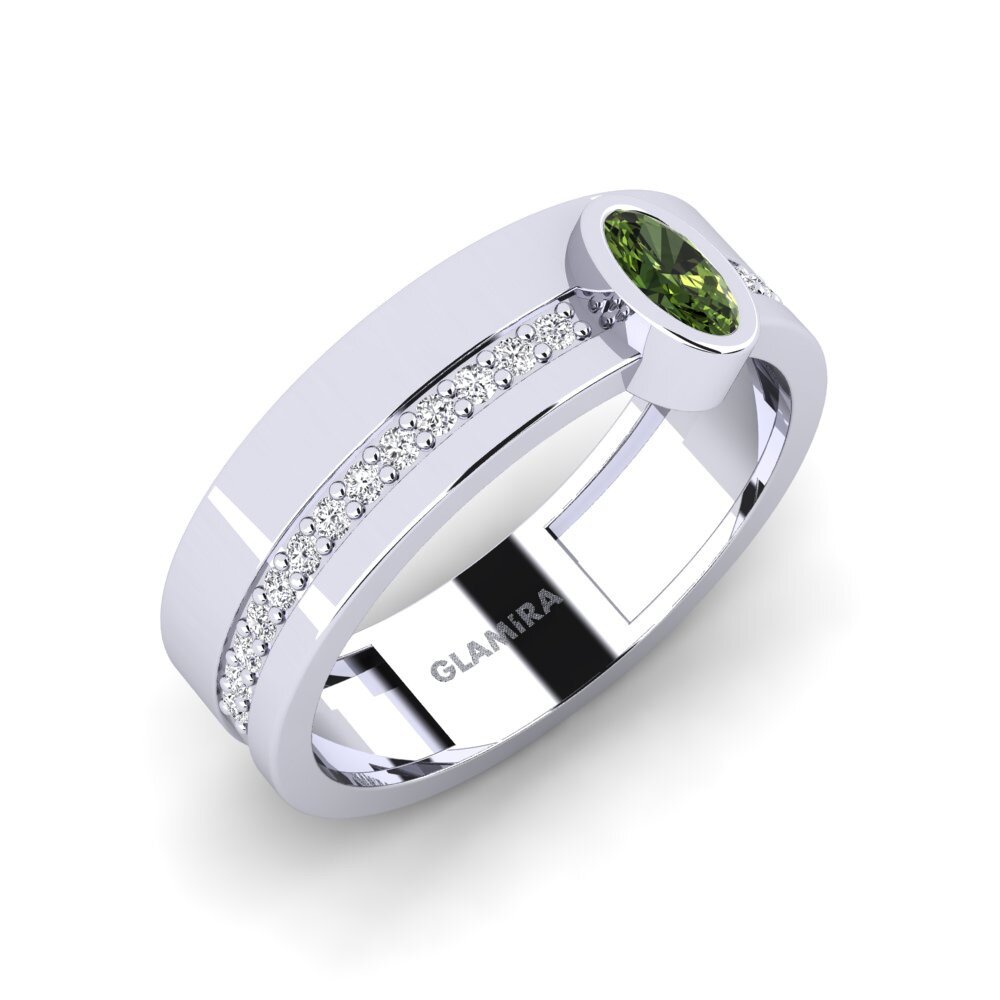 Green Sapphire Engagement Ring Participatory