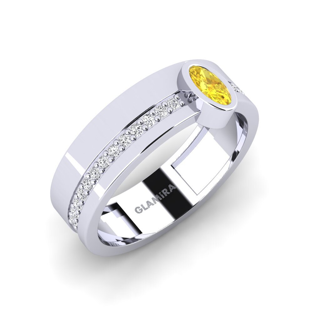 Yellow Sapphire Engagement Ring Participatory