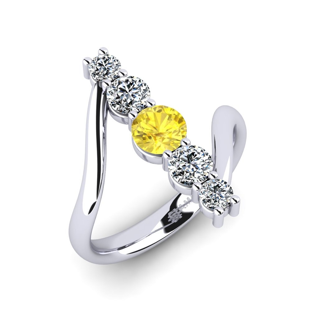 Yellow Sapphire Ring Pashmina