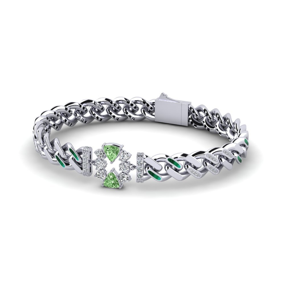 Trillón Diamante verde Pulsera Passnidge