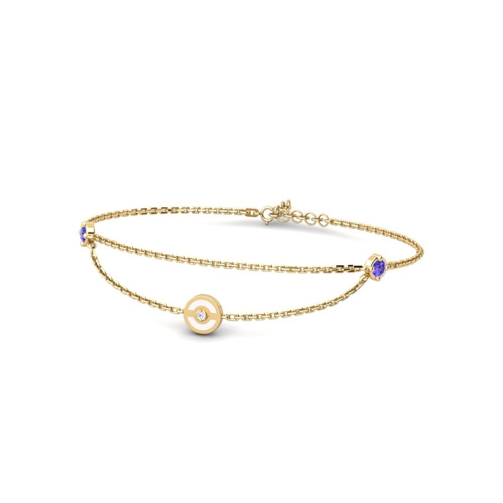 Tanzanite Women's Bracelet Pavese