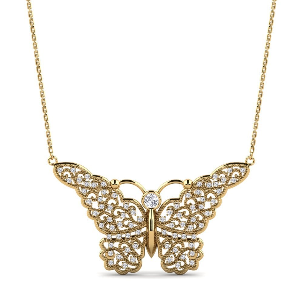 Diamante Collar de Mujer Peachy